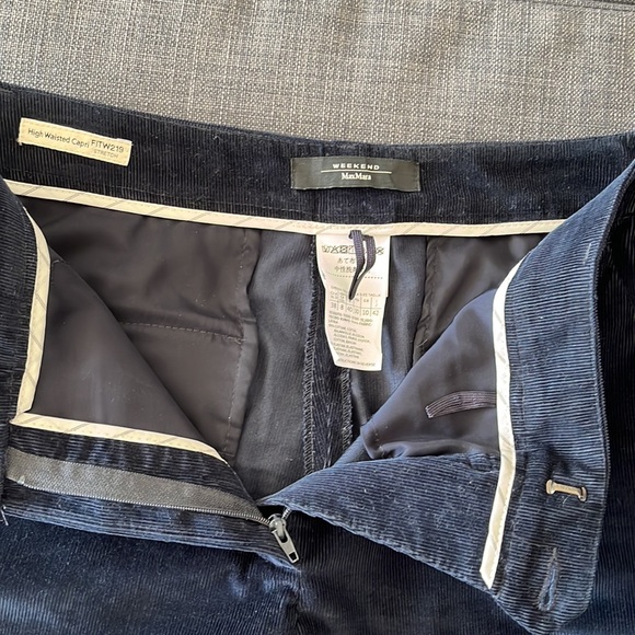 MaxMara weekend high waisted corduroy size 8 - Picture 4 of 11